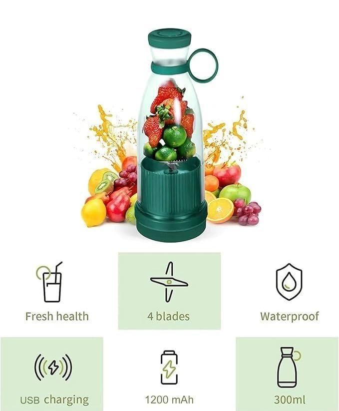 Mini Fusion Blender"** – Blend anywhere, anytime.