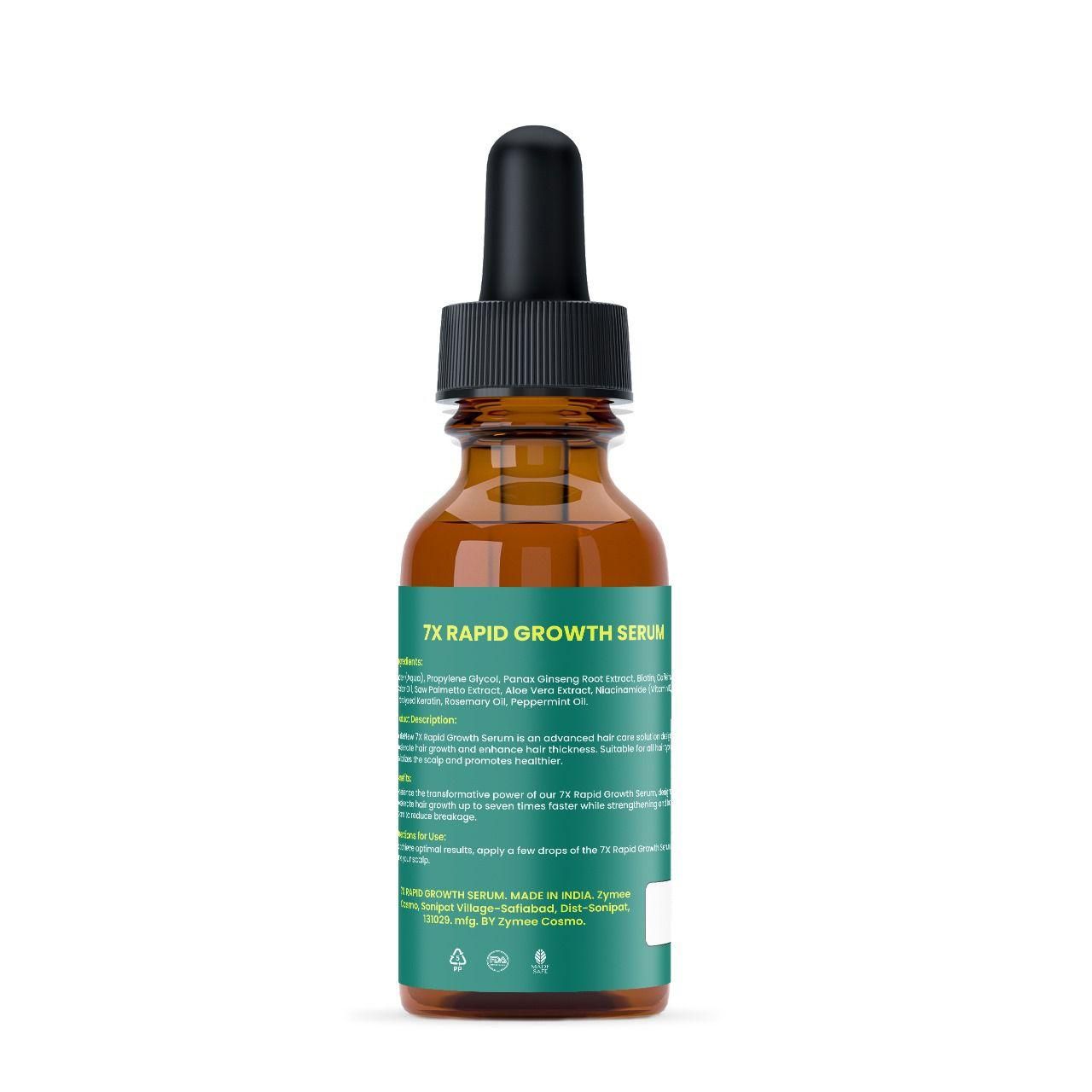 Natural Essence Ginger Hair Nutrition Solution 7* Rapid Growth 30ml (Pack of 2)