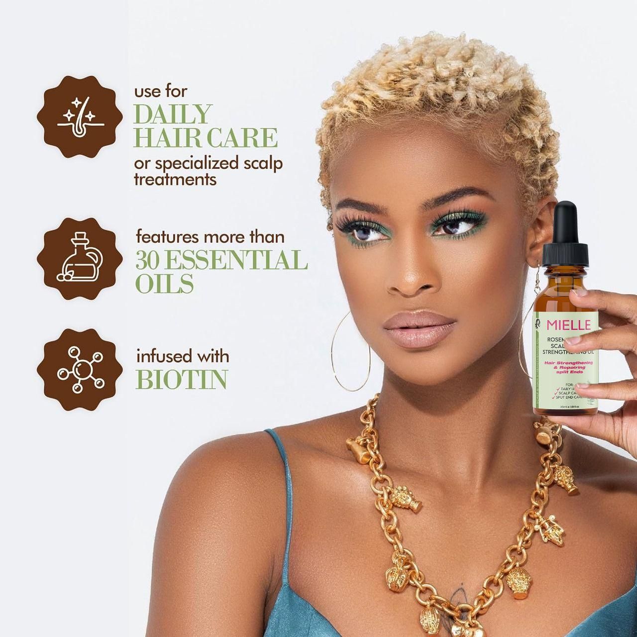 Natural Essence Ginger Hair Nutrition Solution 7* Rapid Growth 30ml (Pack of 2)