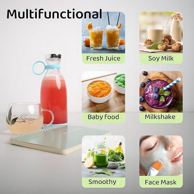 Mini Fusion Blender"** – Blend anywhere, anytime.